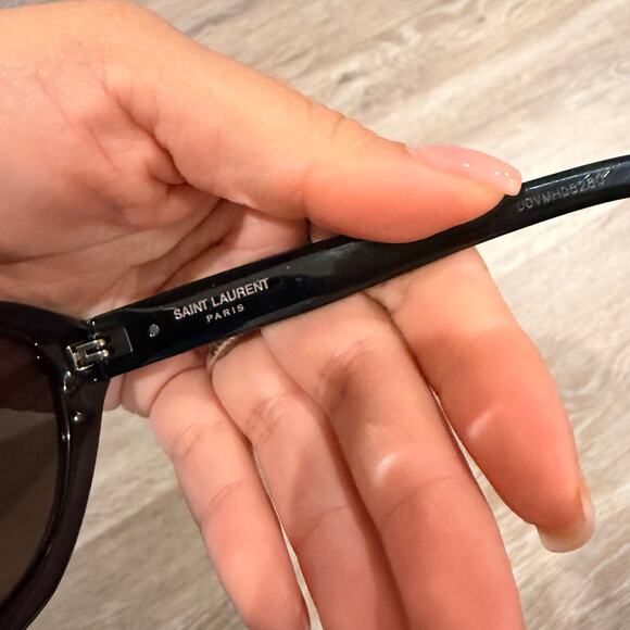 Saint Laurent Black Sunglasses with Case